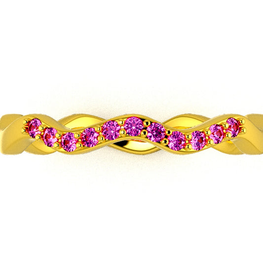 Luxury jewelry STL — top view of model