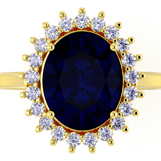 Luxury jewelry STL — top view of model