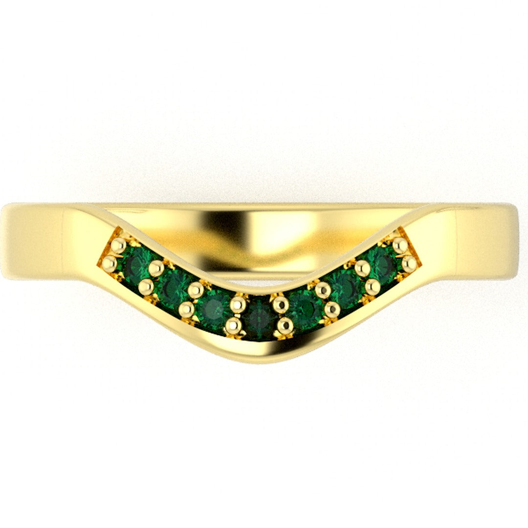 Luxury jewelry STL — top view of model