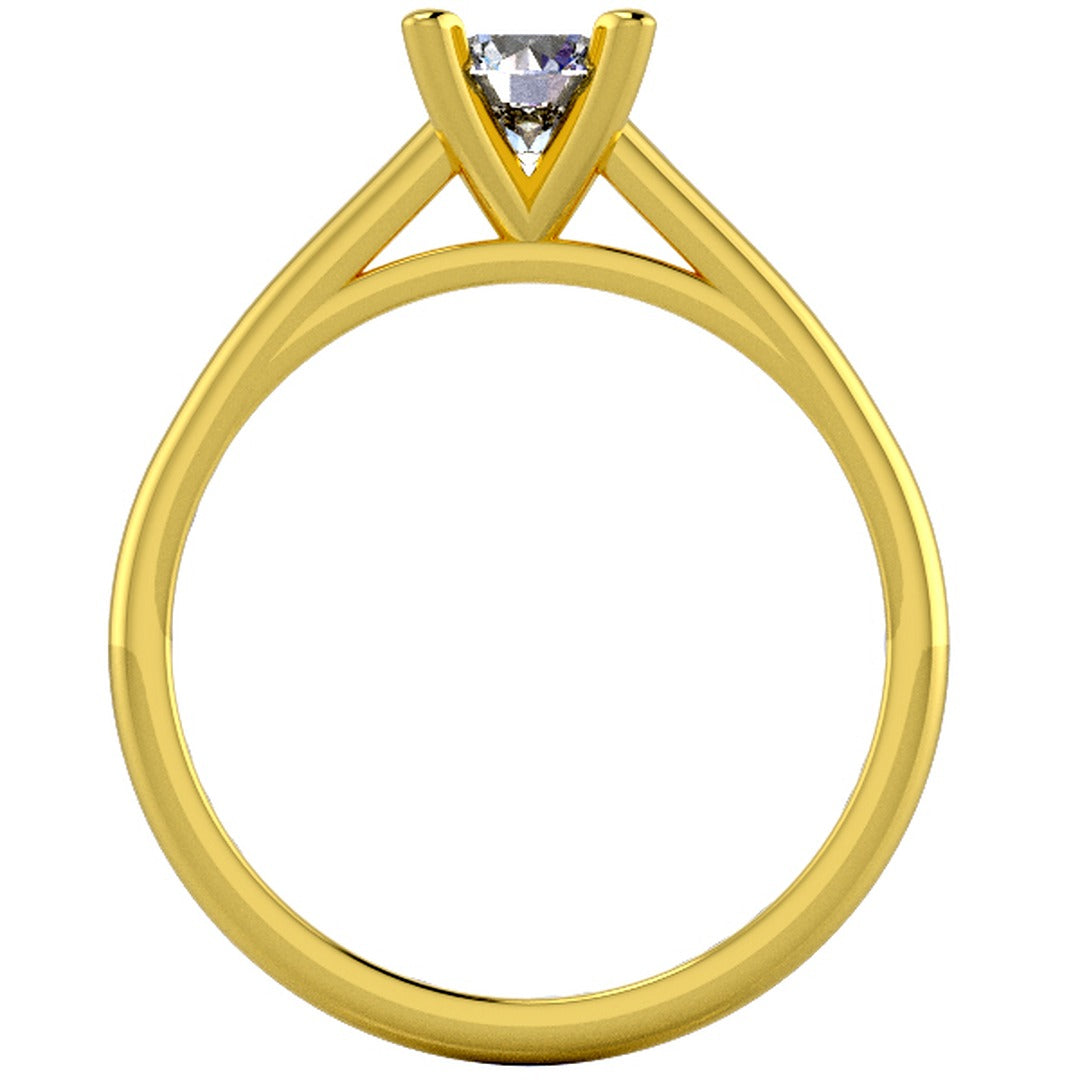 Luxury jewelry STL — top view of model