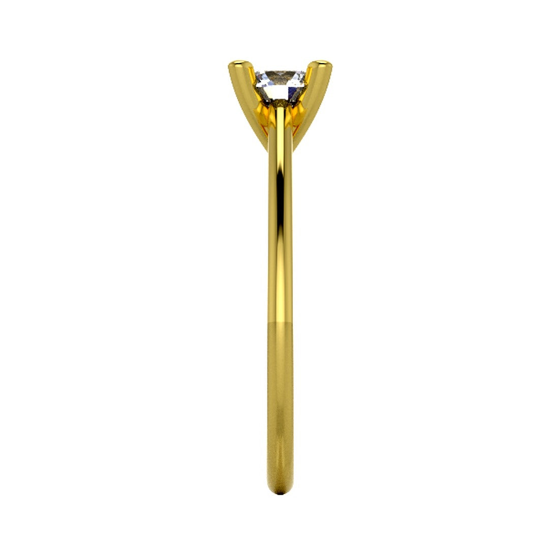 Luxury jewelry STL — top view of model