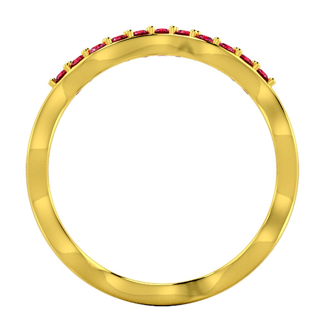 Luxury jewelry STL — top view of model