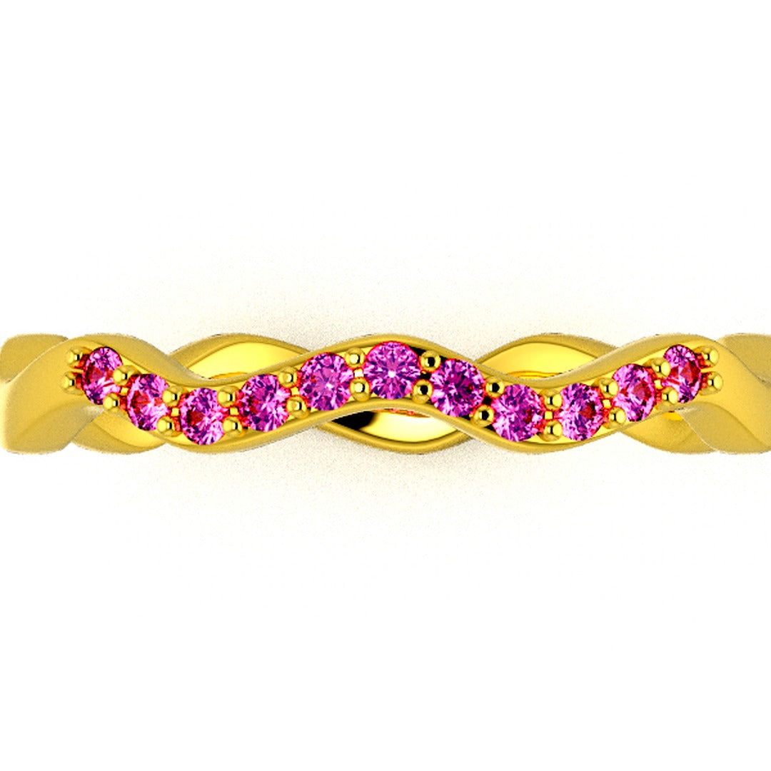 Luxury jewelry STL — top view of model