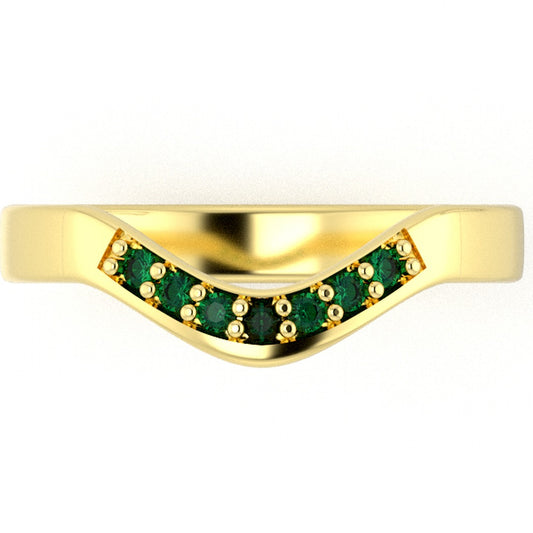 Luxury jewelry STL — top view of model