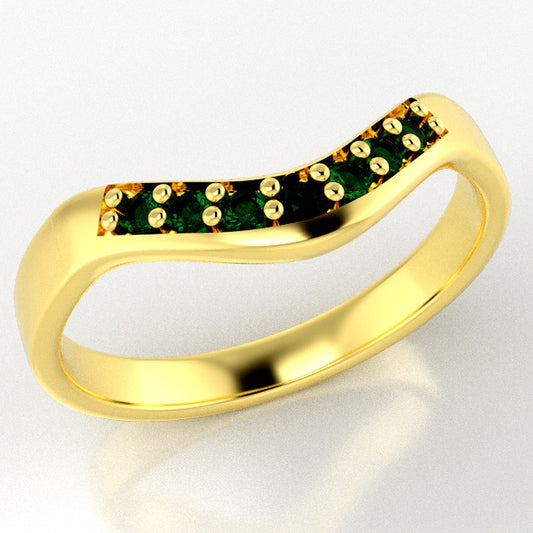 Luxury jewelry STL — top view of model