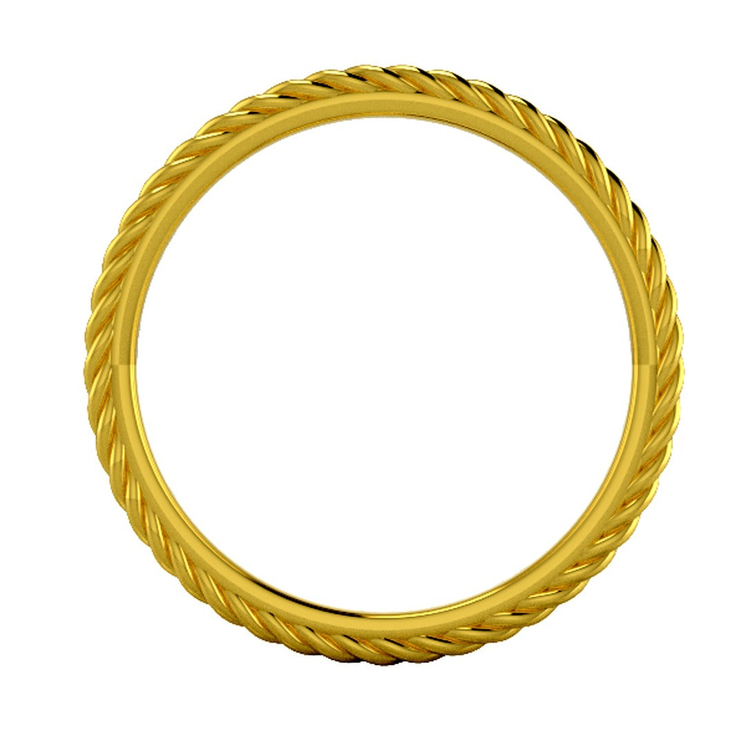 Luxury jewelry STL — top view of model