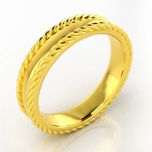 Luxury jewelry STL — top view of model
